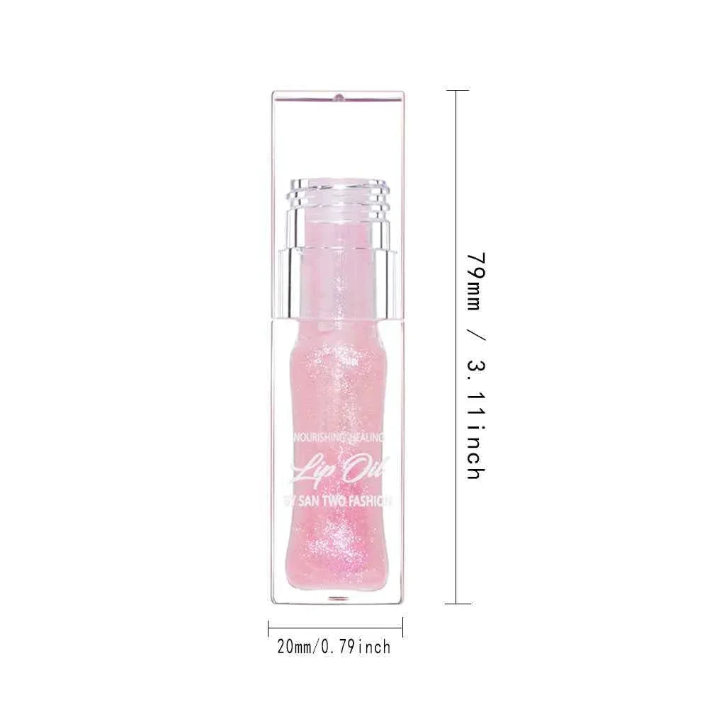 Hydrating Lip Gloss - Colour Changing Sparkling Shimmer Lip Oil for Plumping and Moisturizing - Shello's Creative Boutique