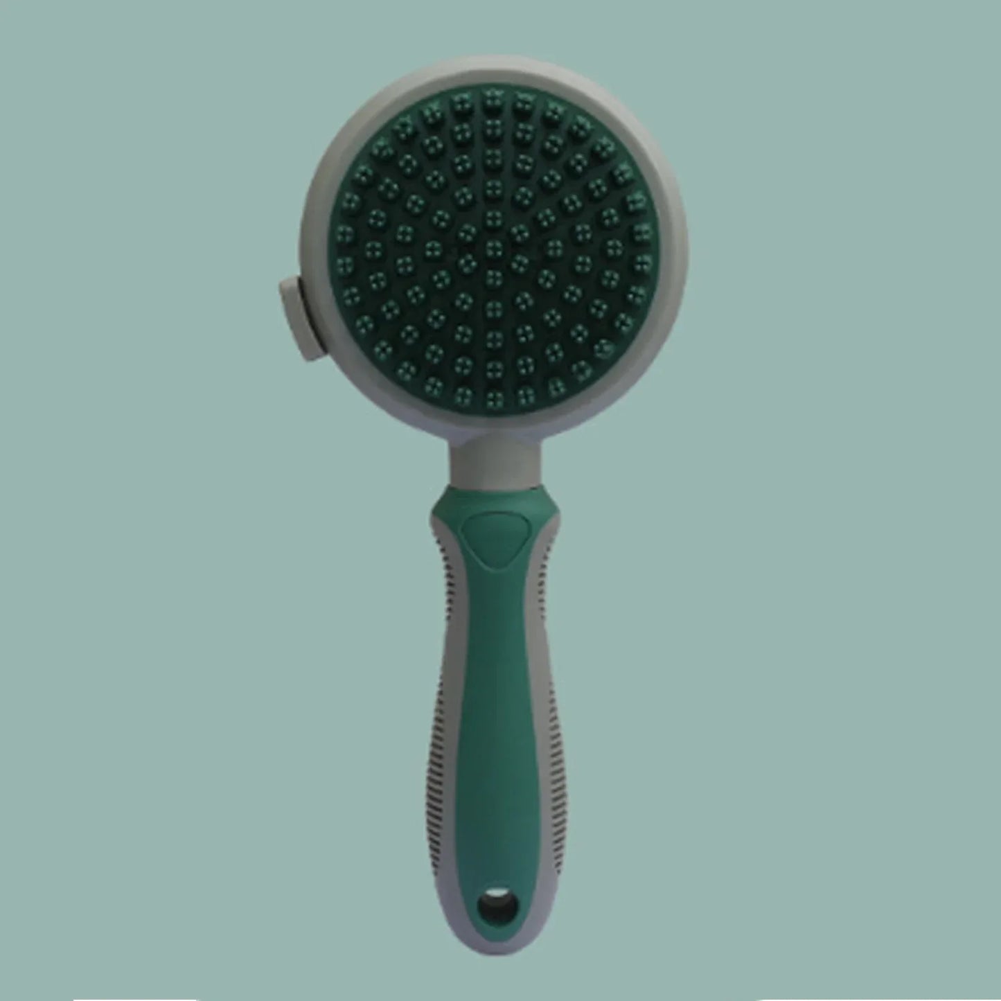 2-in-1 Cat Grooming Brush - Double-Sided Slicker & Flea Comb with Release Button - Shello's Creative Boutique