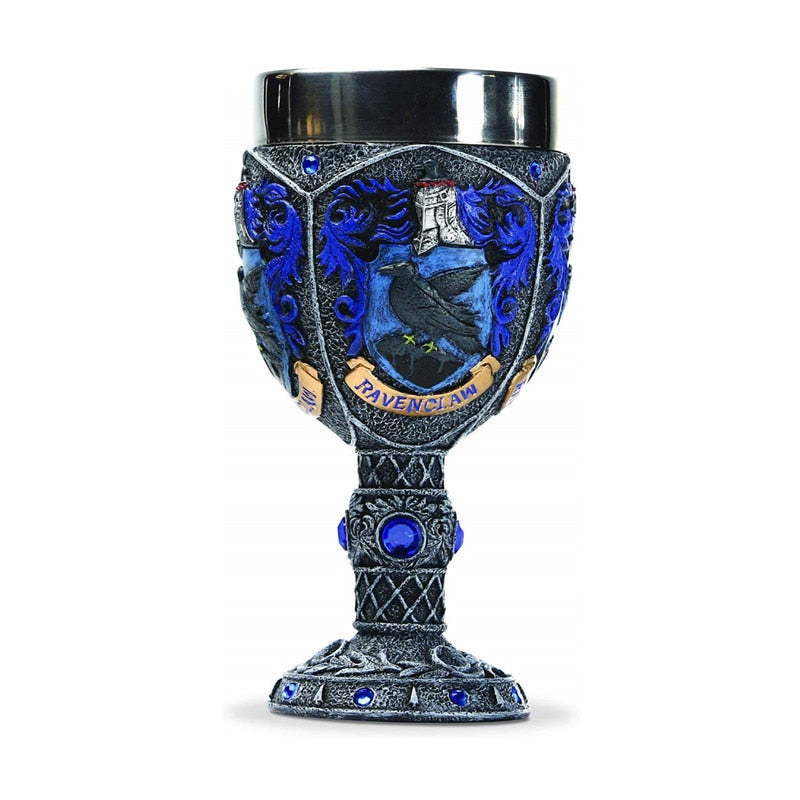 Creative Stainless Steel Goblet & 3D Resin Coffee Cup Artistic Goblet Resin Wine Glass Cups Drinkware Mugs eprolo