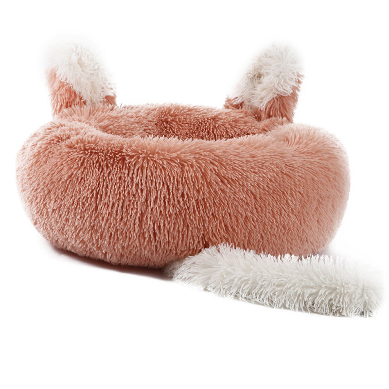 Cat Litter Dog Litter Rabbit Ears Pet Litter Dog Bed Winter Warm Mat Dog Mat Pet Supplies eprolo