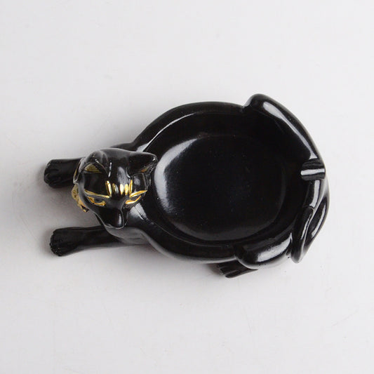 Ashtray Ornament Creative Egyptian Anubis & Cat& pharaoh Ashtray Resin Crafts office living room desktop home decoration eprolo