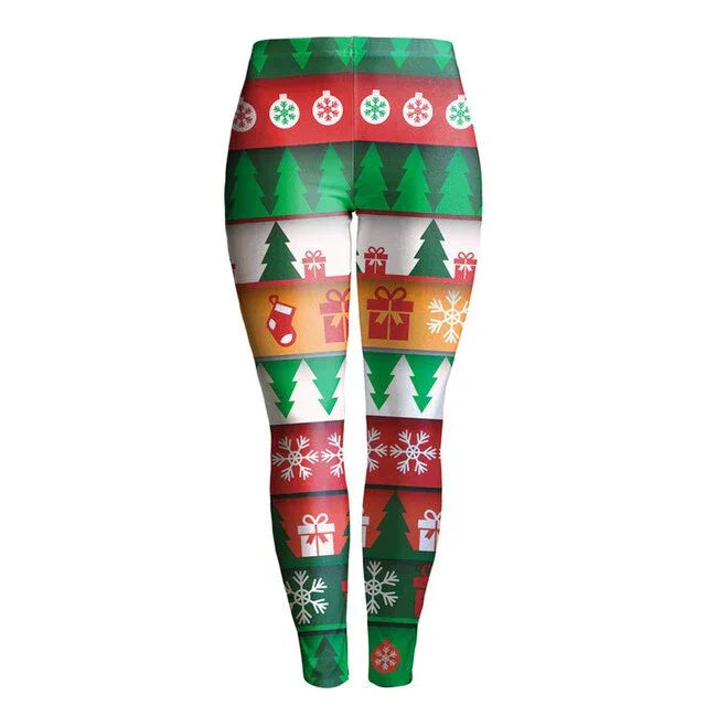Women Christmas Leggings - Shello's Creative Boutique