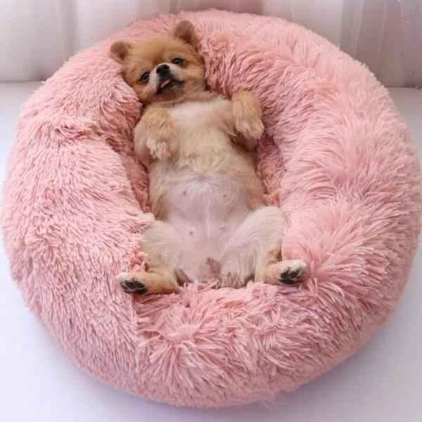Plush Dog Bed - Soft Kennel Pet Cushion for Dogs & Cats - Shello's Creative Boutique