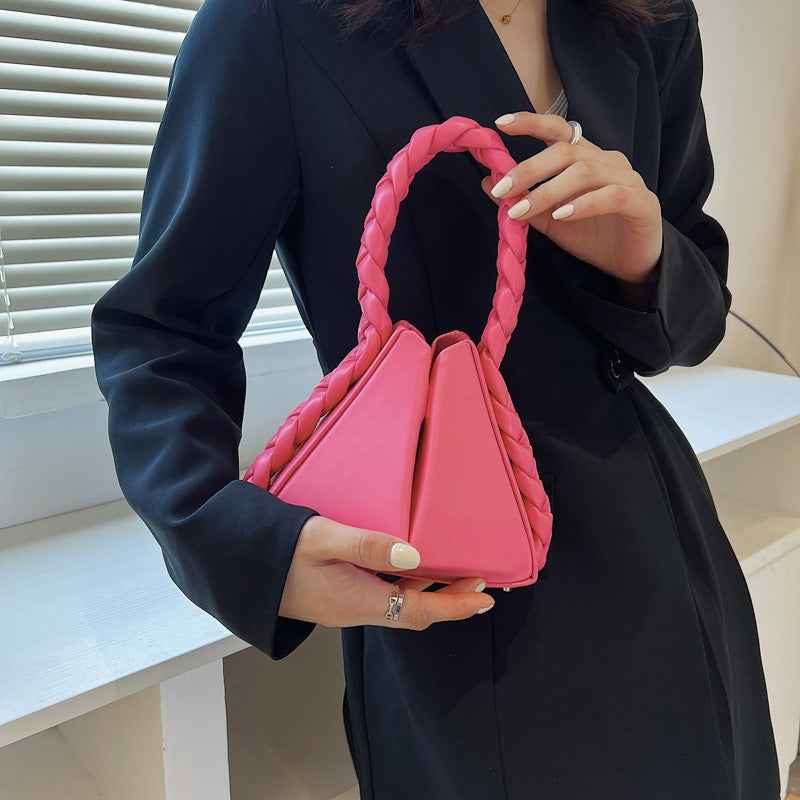 Fried Dough Twists Handheld Geometric Fashion Personalized Bag – A Bold Statement of Style & Individuality!