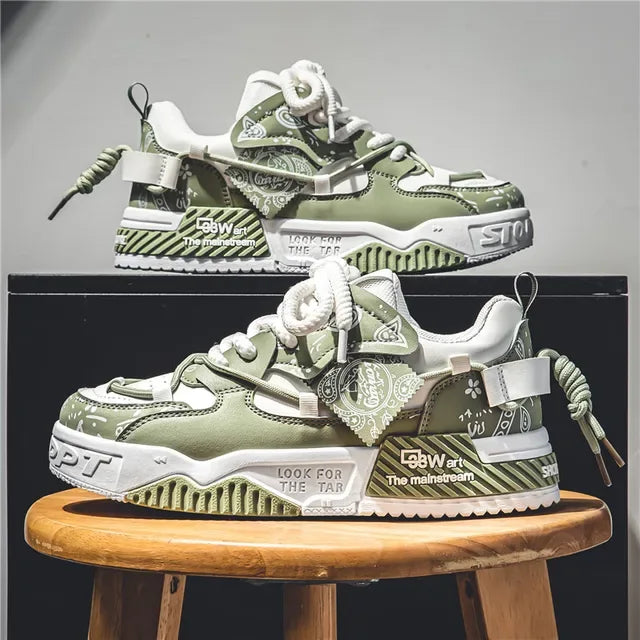 Men's breathable casual board shoes - Shello's Creative Boutique