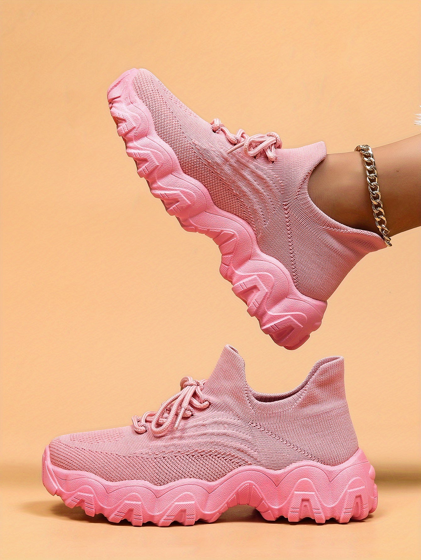 Women'S Casual Sports Sneakers, Striped Low Top Slip-On Shoes with Round Toe, Non-Slip Rubber Sole, Fabric Upper & Inner, All-Season Spring Footwear Shello's Creative Boutique