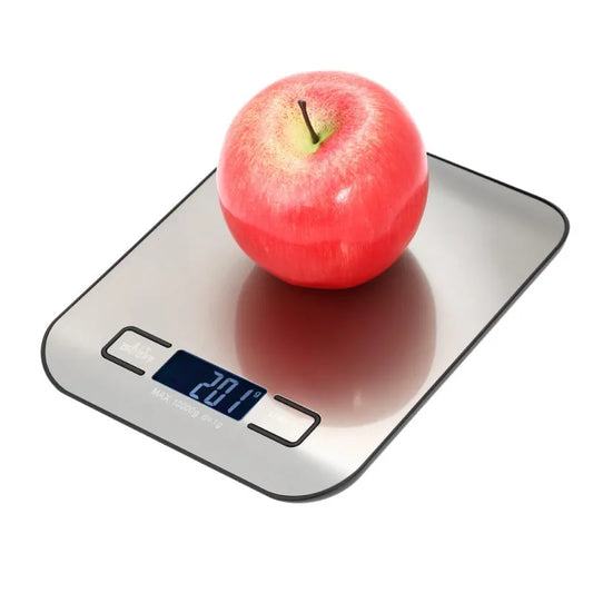 5/10KG Digital Kitchen Scale Stainless Steel Portable Kitchen Food Scale LED Display Electronic Jewelry Baking Weight Scales eprolo