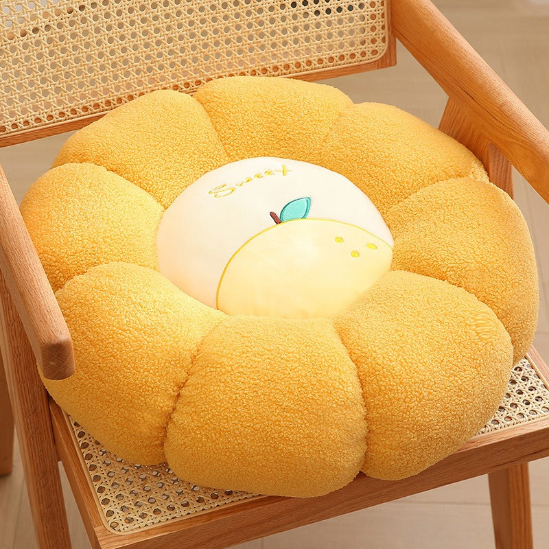 New Pumpkin Cushion Color Contrast Persimmon Ruyi Putuan Home Sofa Decoration Soft Cushion eprolo