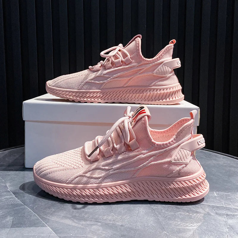 GLSR Women Yellow Sneakers Summer Breathable Mesh Women Shoes Casual Fashion Tenis Black Red Women's Vulcanized Shoes