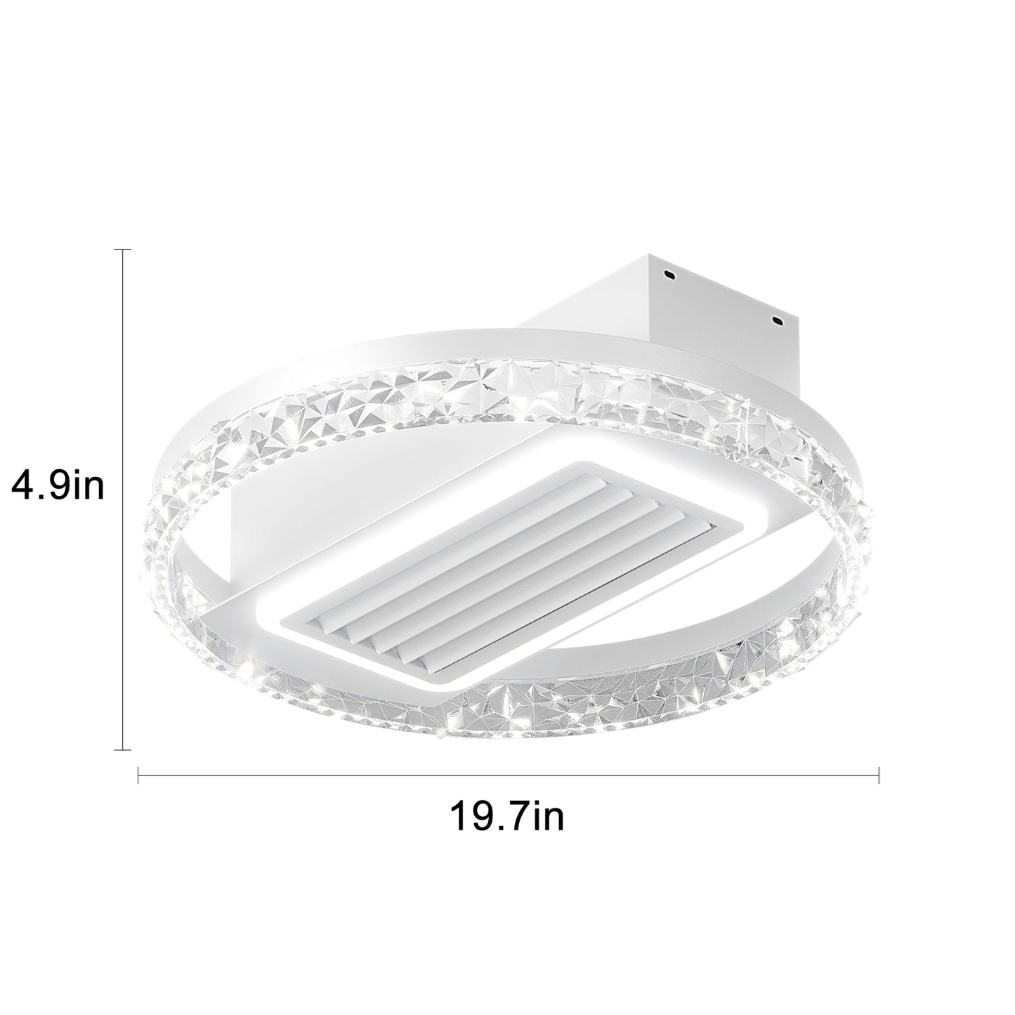 Bladeless Fan Lamp With Lights Dimmable LED eprolo