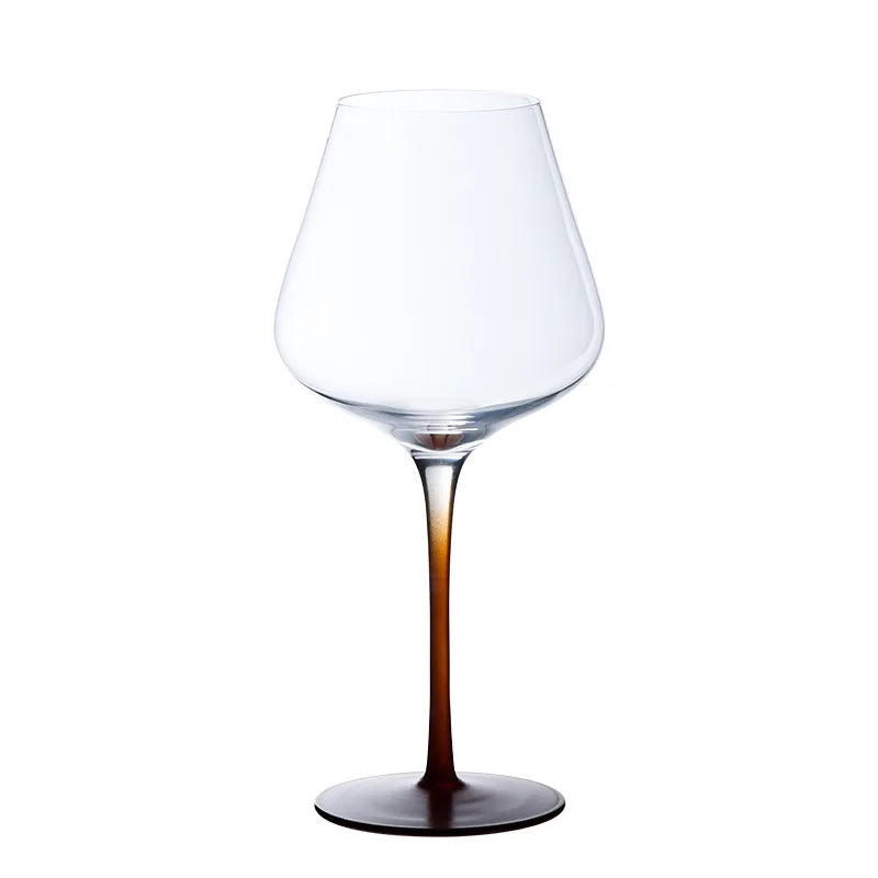 Black and Red Bow Tie Burgundy Wine Glass Pot Belly Home Kitchen Light Luxury Lead-free Crystal Color Glass Wine Original Goblet eprolo