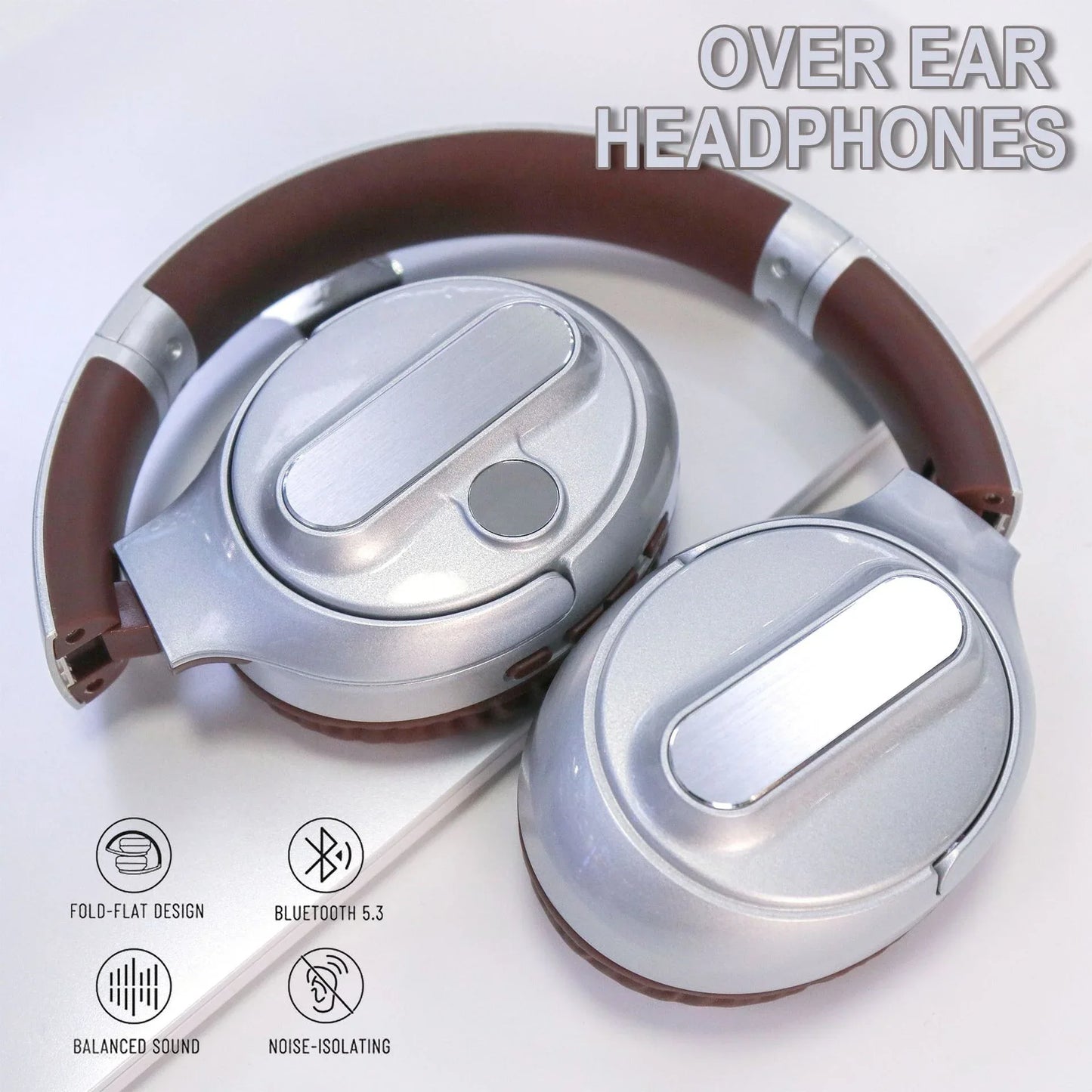 AKZ-13b American retro wireless Bluetooth headset with battery display and long battery life - Shello's Creative Boutique