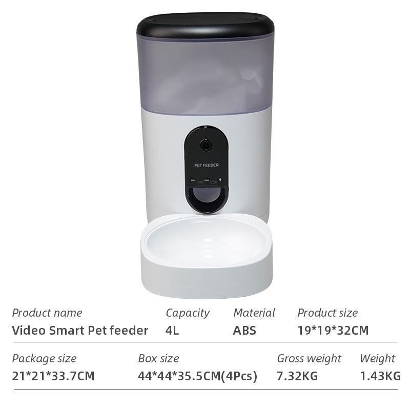Wifi Smart APP Pet Feeder Household use Microchip Dog Automatic Pet Feeder Automatic Pet Feeder eprolo