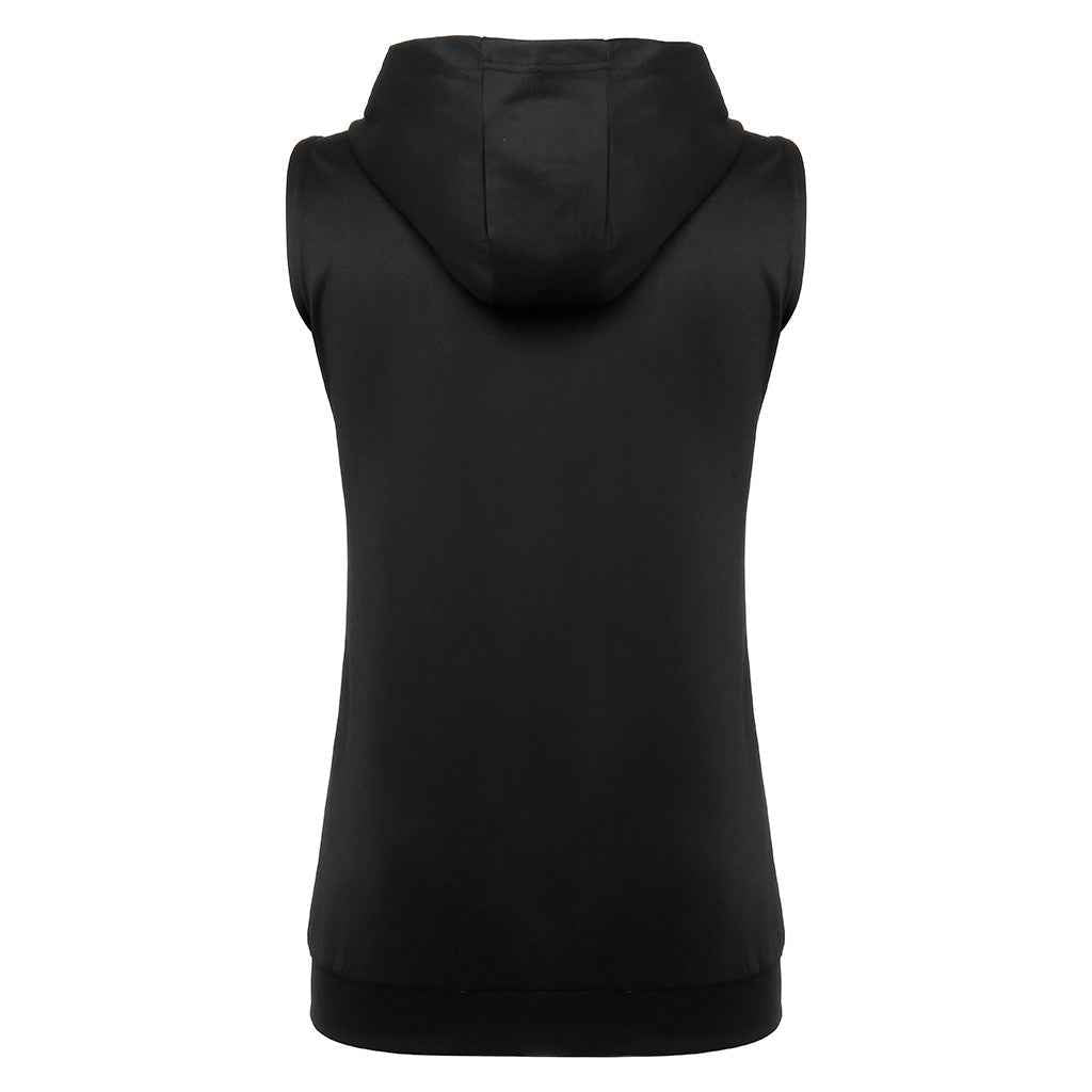 Men's Zipper Splicing Sports Hooded Vest ā Perfect for Fitness Enthusiasts