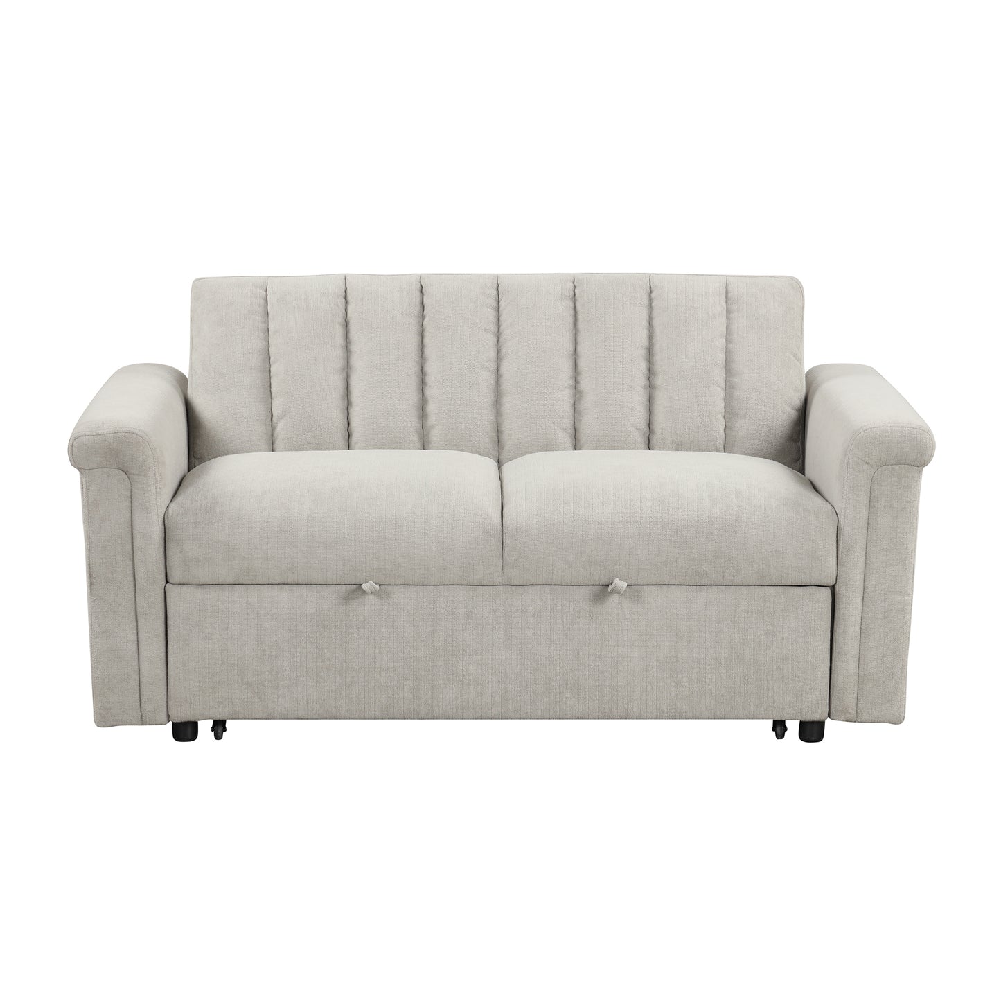U_STYLE Convertible Soft Cushion Sofa Pull Bed ,for Two People to Sit On eprolo