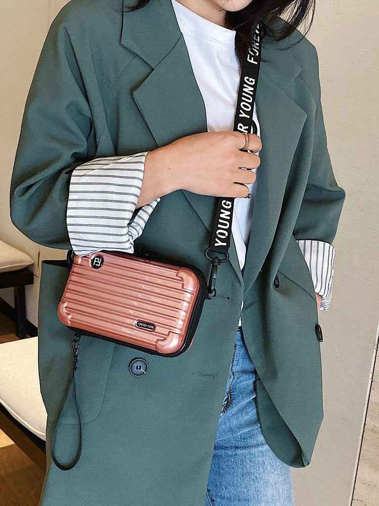 7-Inch Crossbody Bag - Shoulder Hand Storage Suitcase Small Bag