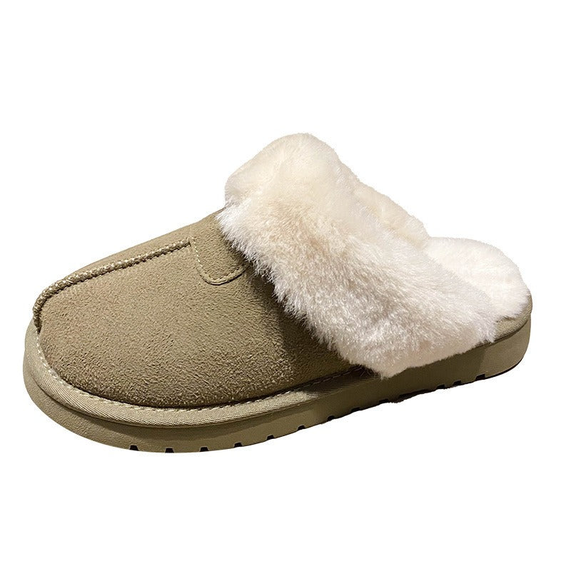 Thick soled versatile snow boots for women's warmth and height increase small cotton shoes eprolo