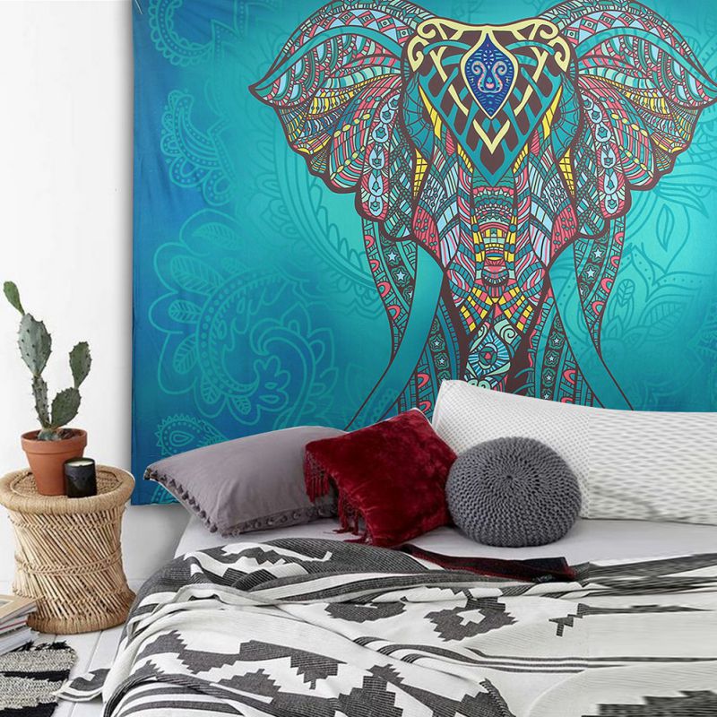 Bohemian Mandala Tapestry Sandy Beach Indian Picnic Rug Throw Travel Mattress Blanket Camping Tent Wall Decor Hanging Tapestries