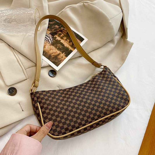 Women Baguette Bag - Retro French Underarm Trendy Satchel Satchels