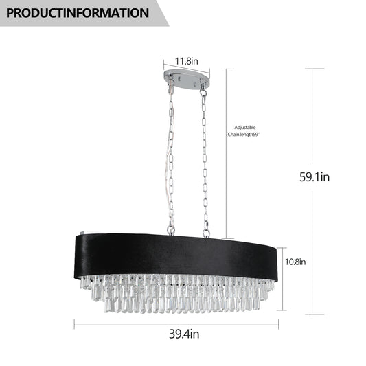 Modern Crystal Chandelier for Living-Room Cristal Lamp Luxury Home Decor Light Fixture eprolo
