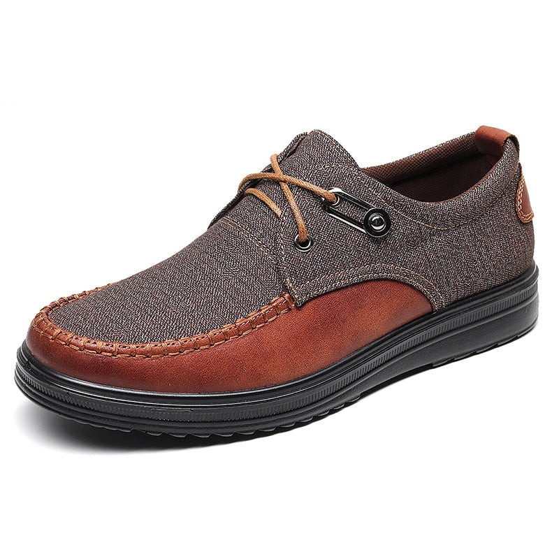 New Trademark Size 38-48 Upscale Men Casual Shoes Fashion Leather Shoes for Men Spring Autumn Men'S Flat Shoes Driving Sneakers eprolo