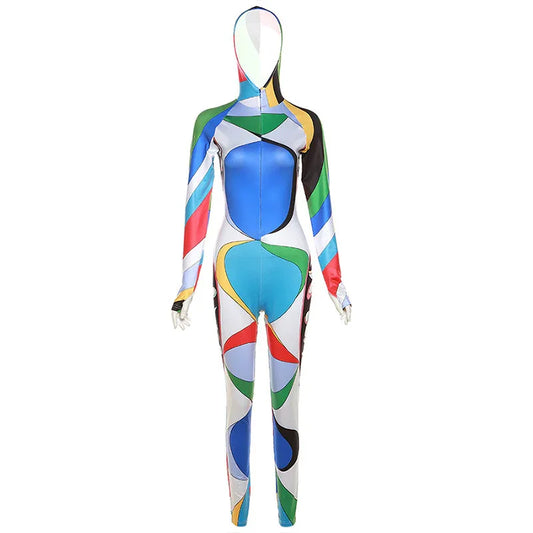 Women Autumn Winter Long Sleeve Streetwear Bodycon Jumpsuits Overalls One Piece Outfit Wholesale Items For Business - Shello's Creative Boutique