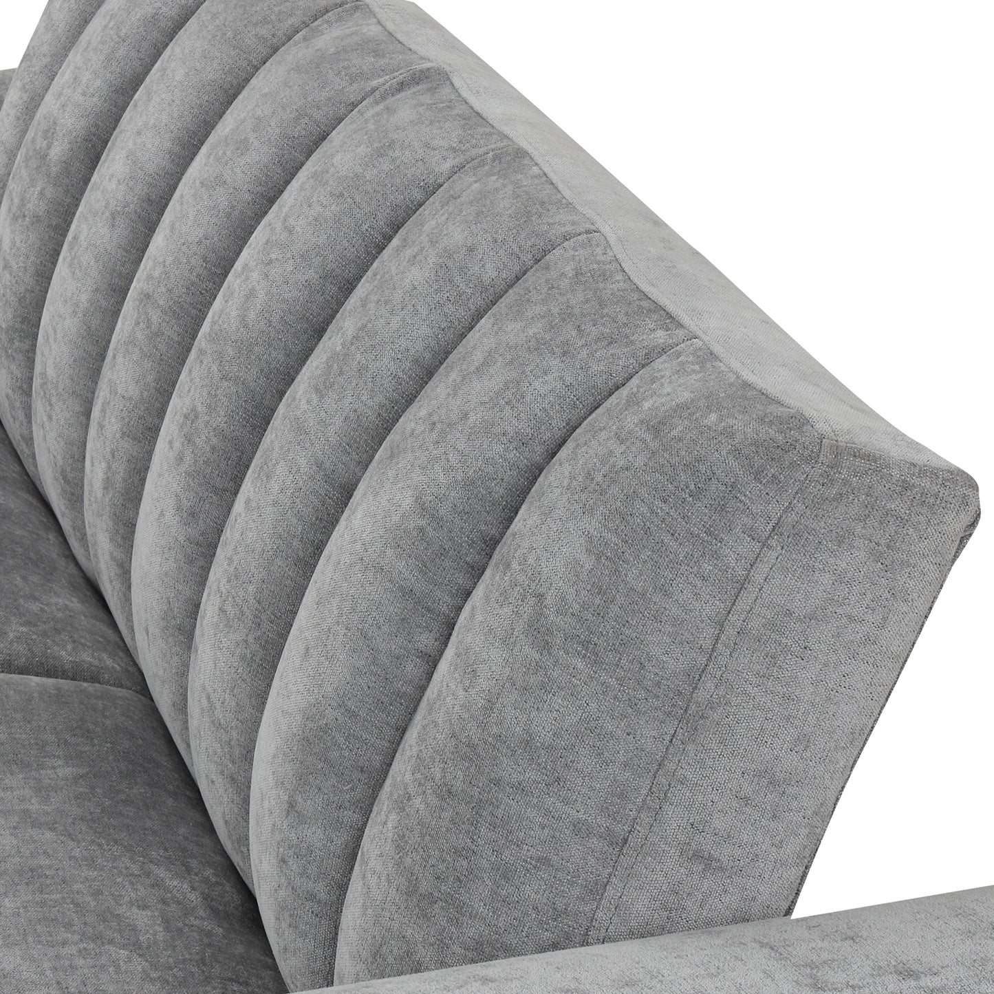 U_STYLE Convertible Soft Cushion Sofa Pull Bed ,for Two People to Sit On eprolo