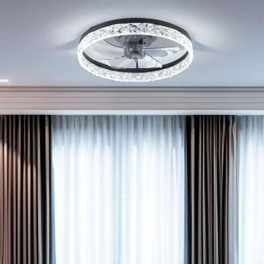 Ceiling Fan with Lights Dimmable LED eprolo