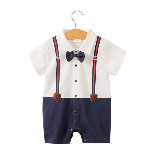 Baby Bodysuit Summer - Short Sleeve Newborn Outfit (0-12m) - Shello's Creative Boutique