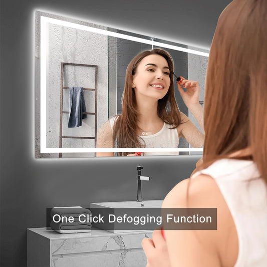 72"×36" LED Mirror Light Bathroom,anti-Fog & Dimming Led Bathroom Vanity Mirror eprolo