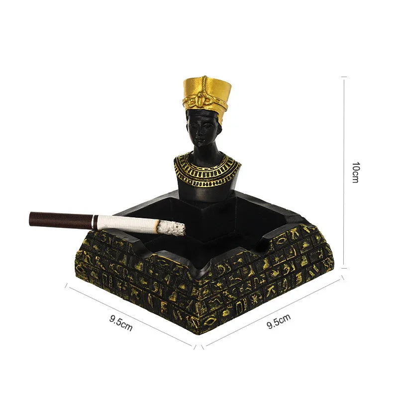 Ashtray Ornament – Egyptian Majesty for Your Home & Office - Shello's Creative Boutique