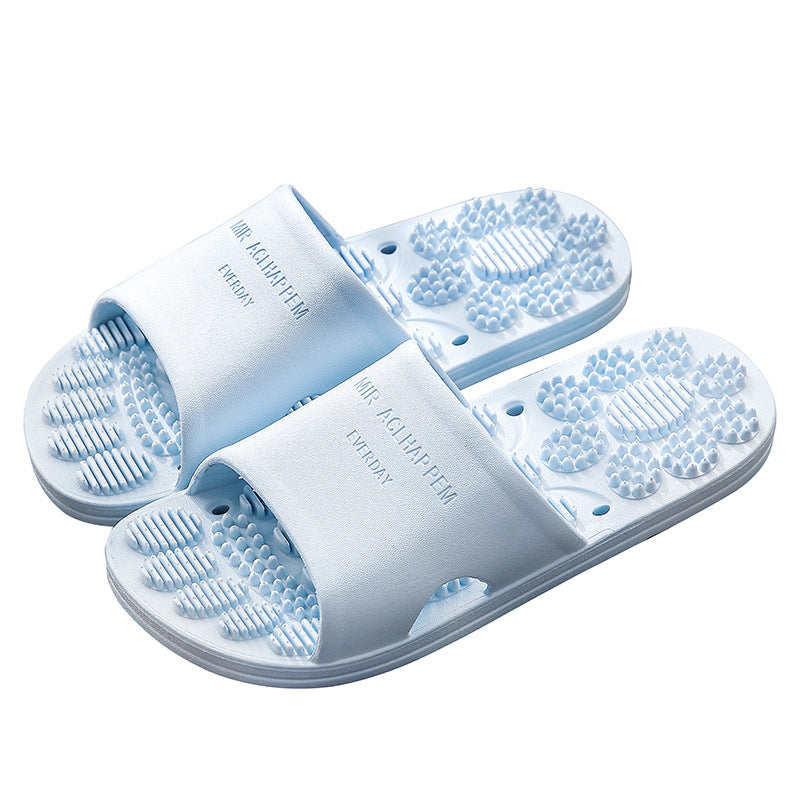 Home Bathroom Non-slip Indoor Slippers Supermarket Hotel Men's And Women's Massage House Soft Foams Slippers eprolo