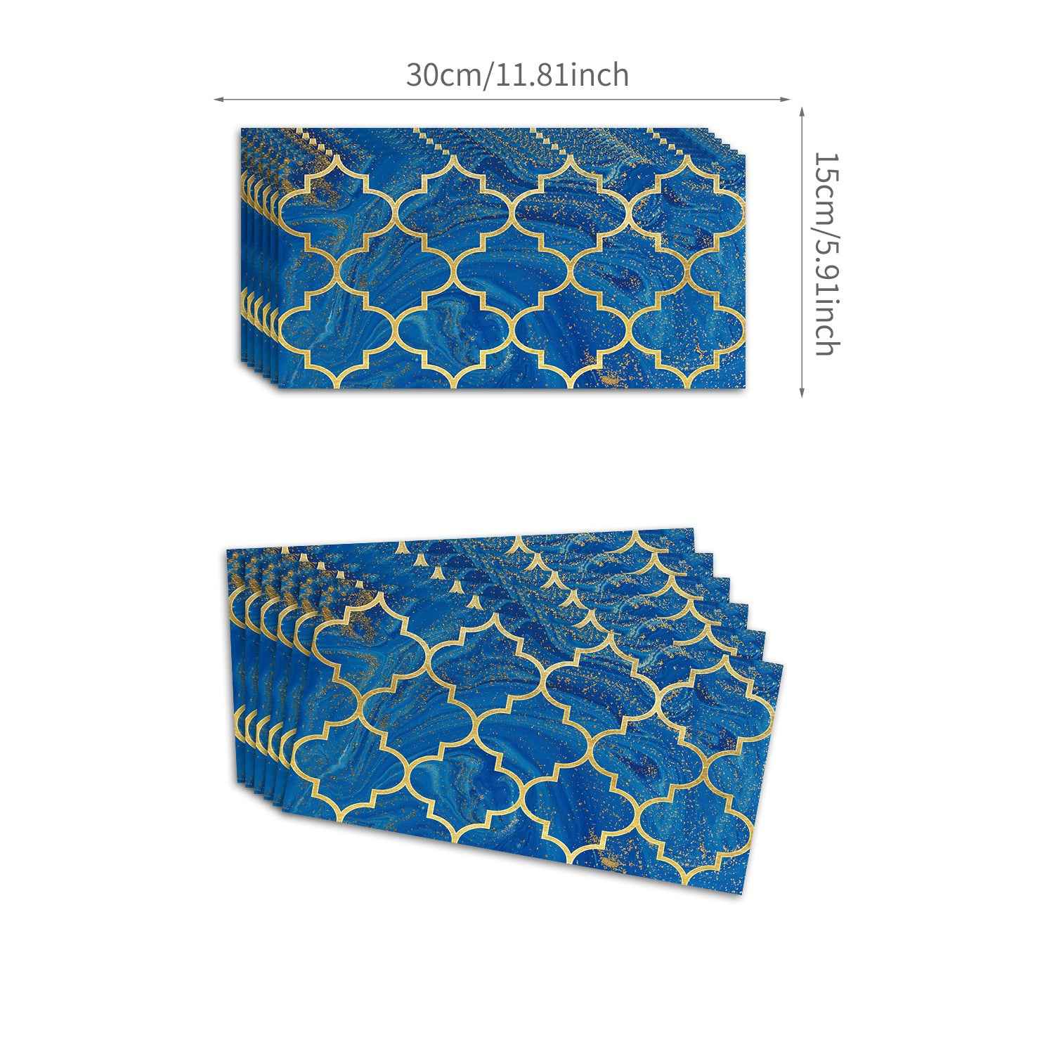 American Light Luxury Wall Stickers - Funlife City Light Thickened Brick Self-Adhesive Wall Decoration