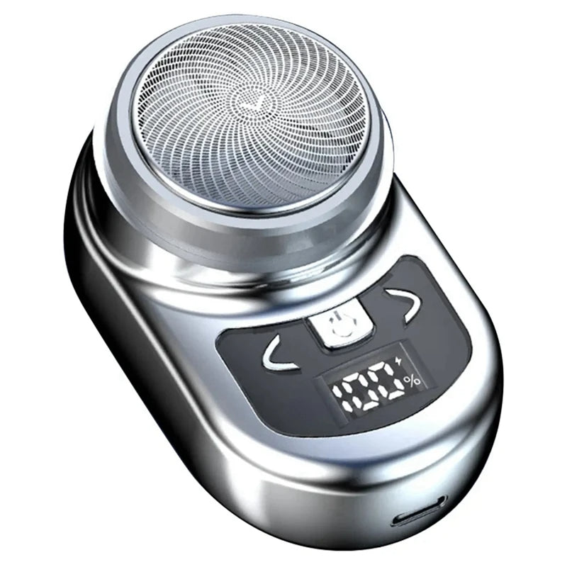 Portable Electric Shaver Pocket Shaving For Men Mini Beard Shaver LCD Power Display Rechargeable Travel Home Shaver Easy Install eprolo