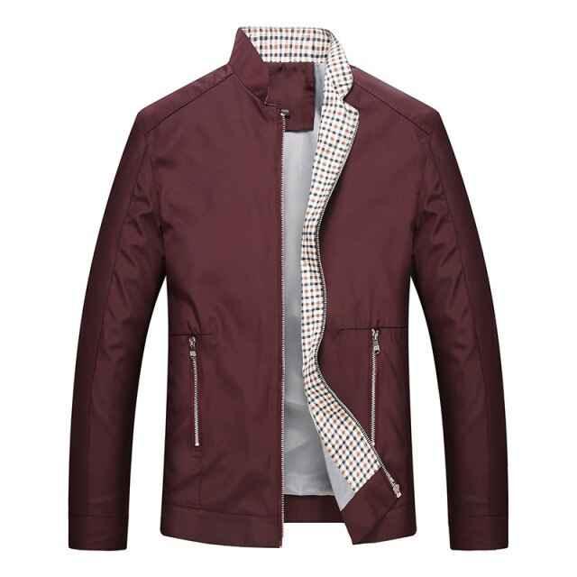 Leisure Men's Zipper Jacket for Stylish Comfort in Business Casual Wear - Shello's Creative Boutique