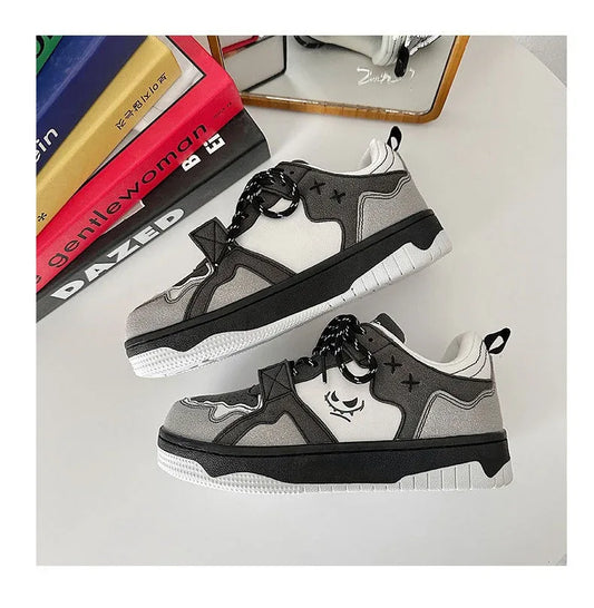 Trend Niche Sneakers – Breathable Thick Bottom High-Street Couple Sports Shoes - Shello's Creative Boutique