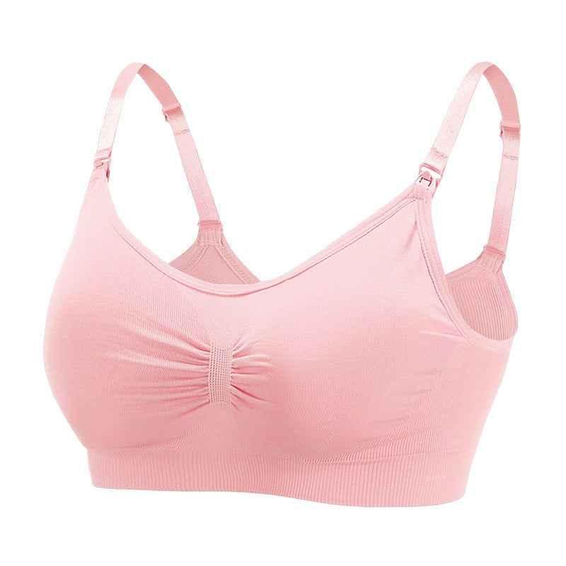 Seamless Plus Size Breastfeeding Bra Front Button Maternal Postpartum Bra - Shello's Creative Boutique