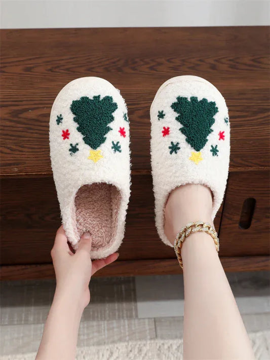Cute Christmas Hat Slippers for Cozy Holiday Cheer and Festive Fun - Shello's Creative Boutique