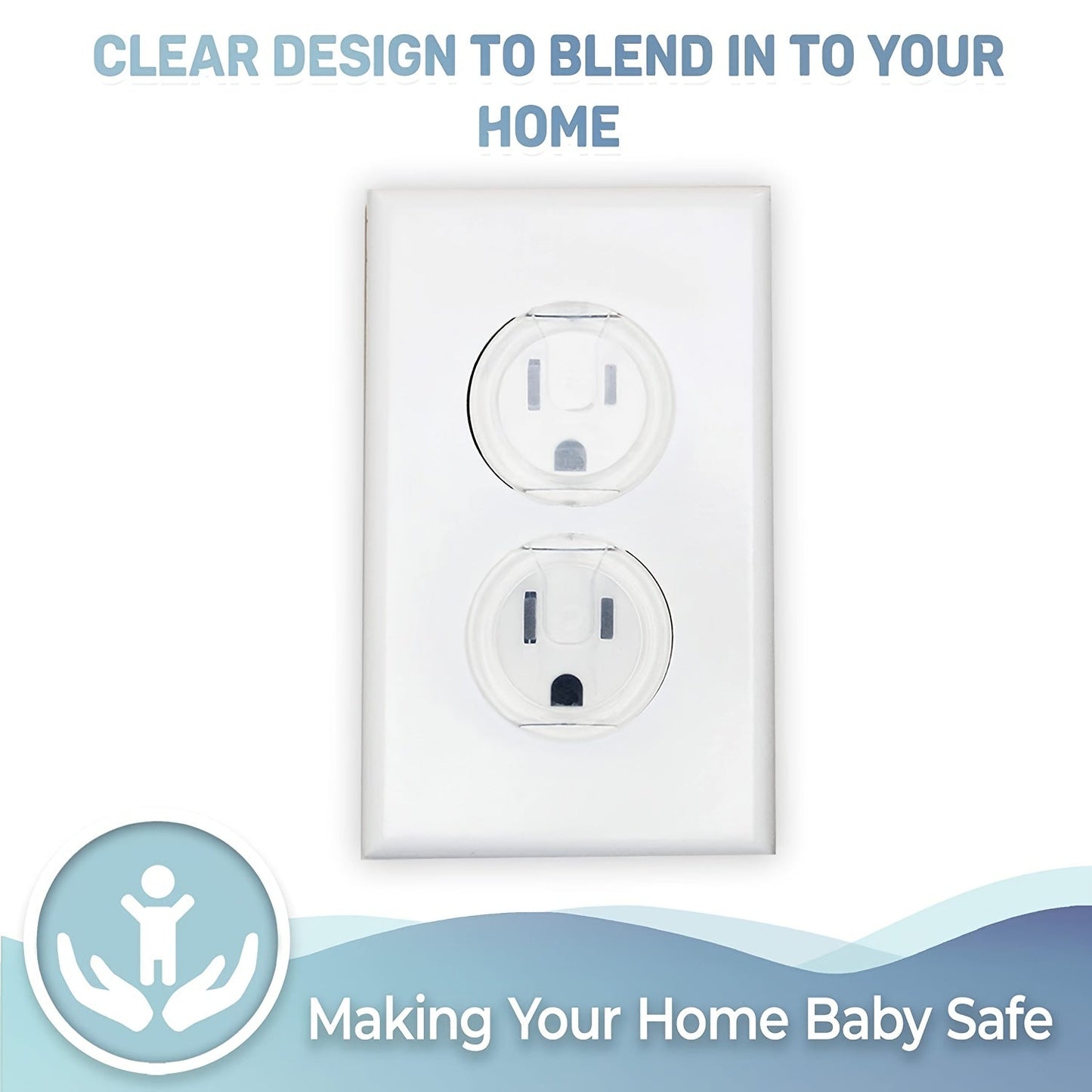 10pcs Outlet Covers, Baby Proofing Safety Child Secure Electric Plug Protectors, With Hidden Handle Square Socket Covers, For Electrical Outlets Baby Safety Plug Covers, For Kids Toddler Protection, Christmas, Halloween, Than Shello's Creative Boutique