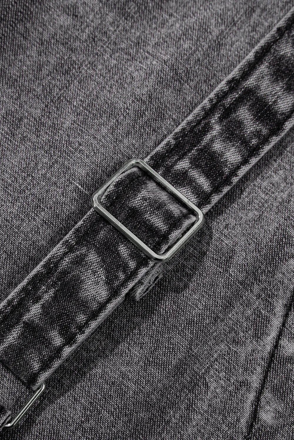 Blue Light Wash Denim Overalls - Frayed Wide Leg Dungarees - Shello's Creative Boutique