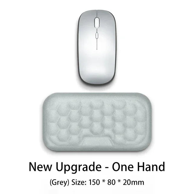 Keyboard mouse wrist rest ergonomic office typing protect relax wrist memory foam mouse pad - Shello's Creative Boutique