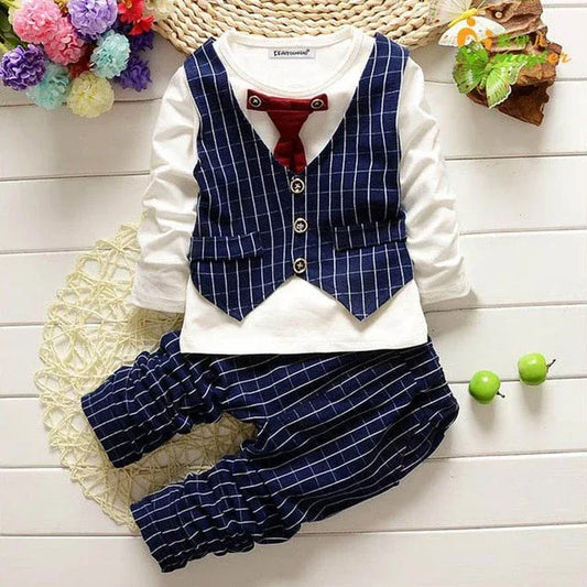 Children Autumn Sport Suit - 3-Piece Set Jacket T-shirt Jeans (Boys) - Shello's Creative Boutique