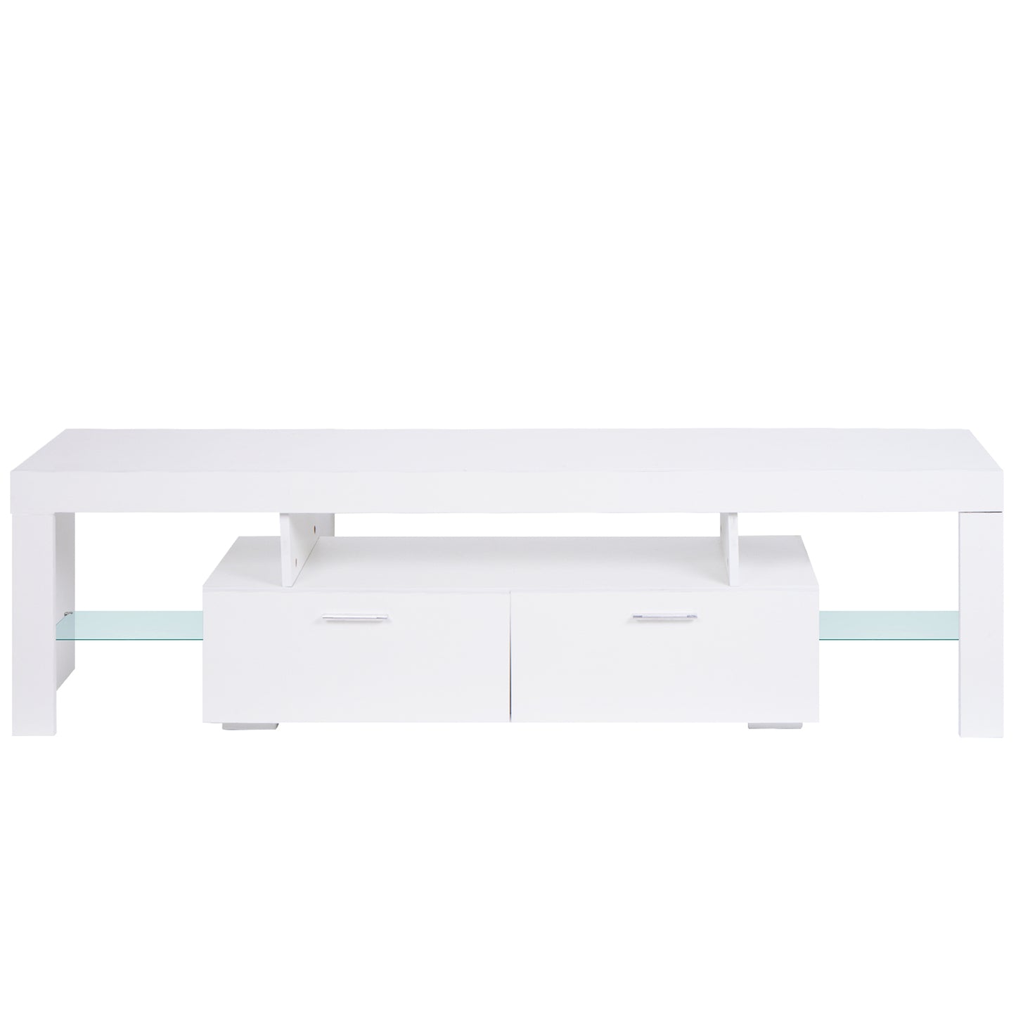 LED TV stand modern TV stand with storage Entertainment Center with drawer TV cabinet for Up to 75 inch for Gaming Living Room B eprolo