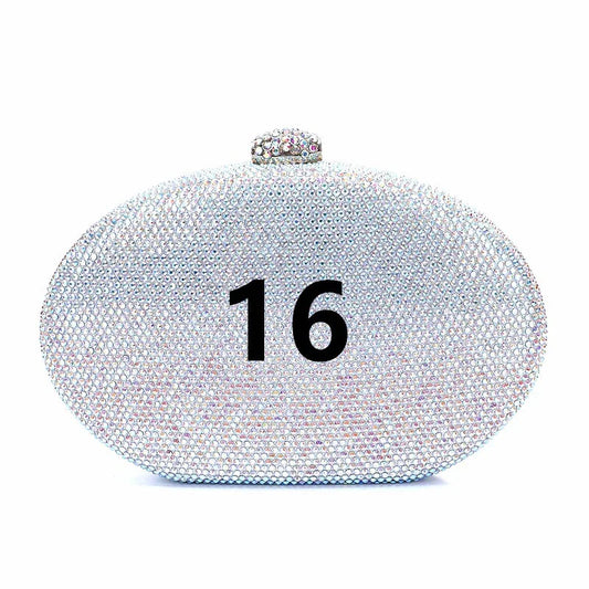 Crystal bag can be used for crossbody carrying, suitable for party and wedding gift bags - Shello's Creative Boutique