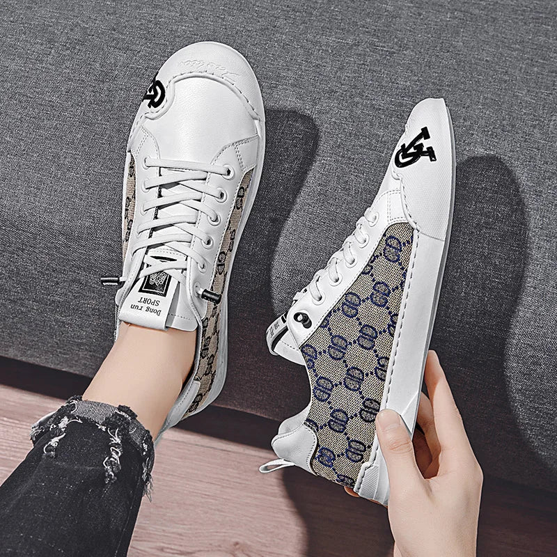 Men's shoes new summer trend casual board shoes versatile breathable thin youth white shoes, one foot canvas trendy shoes eprolo