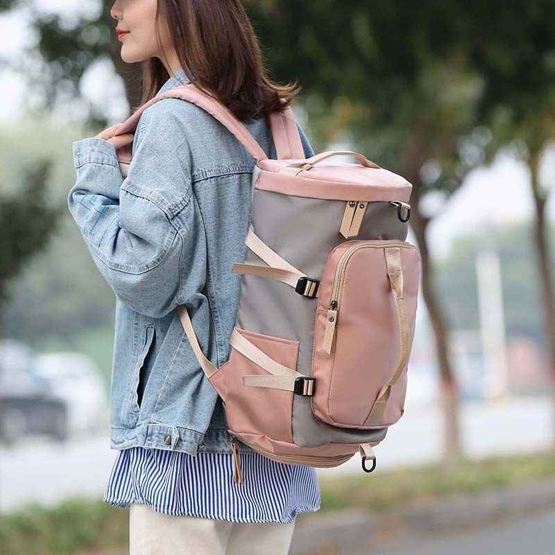 Women's Gym Backpack for Shoes - Fitness Bag for Outdoor Travel and Daily Sports