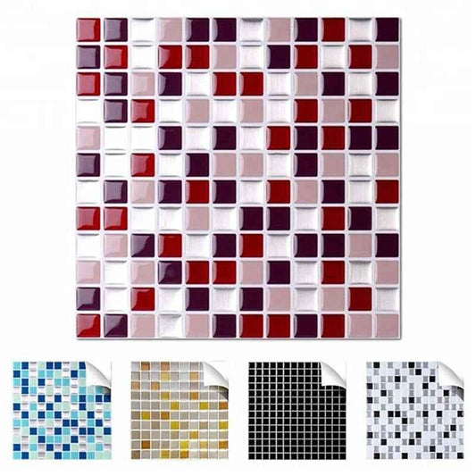 Vividtiles Self-Adhesive Mosaic Tiles for DIY Kitchen and Bathroom Decor - Shello's Creative Boutique