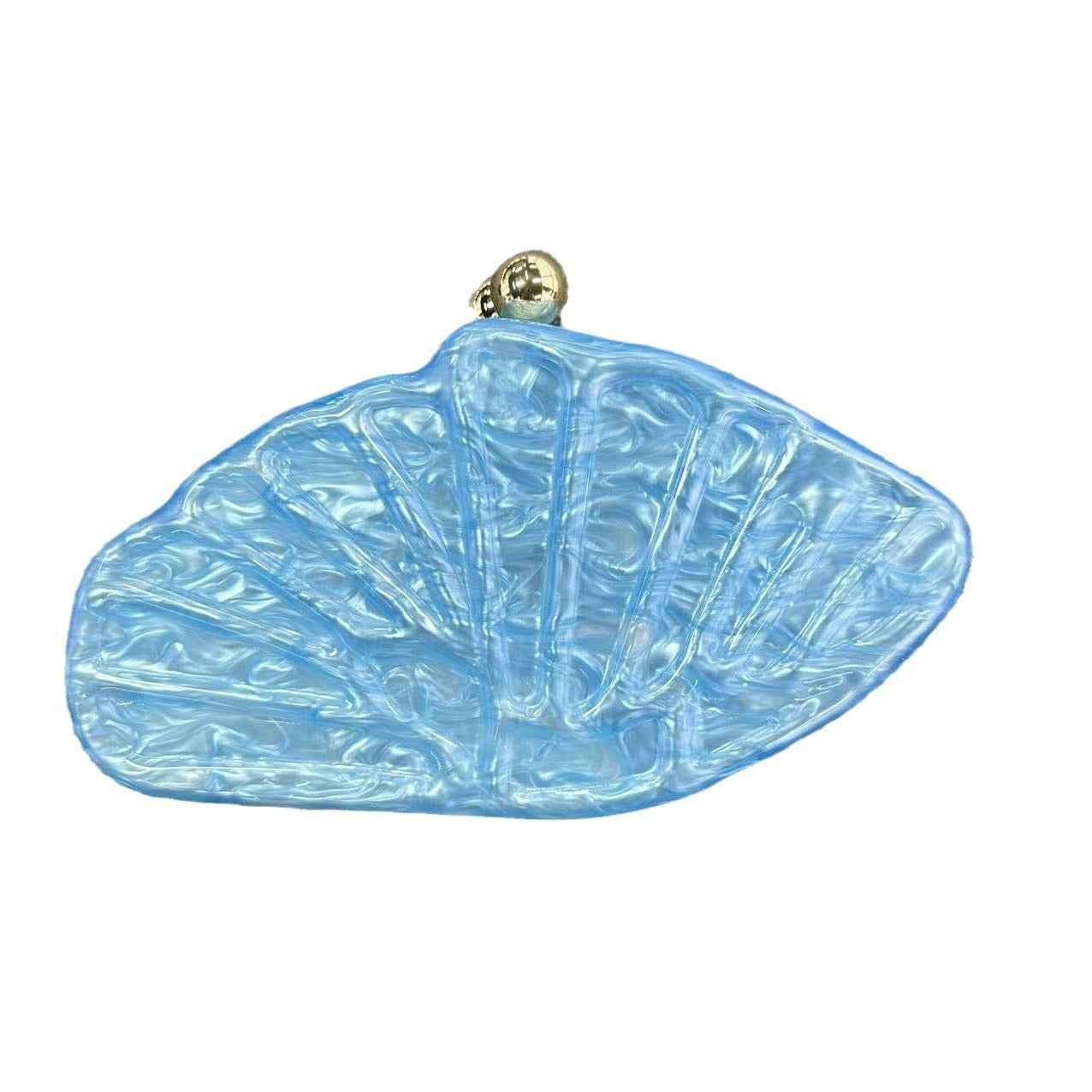 Diagonal Cross Bag Scallop Shaped Acrylic Bag