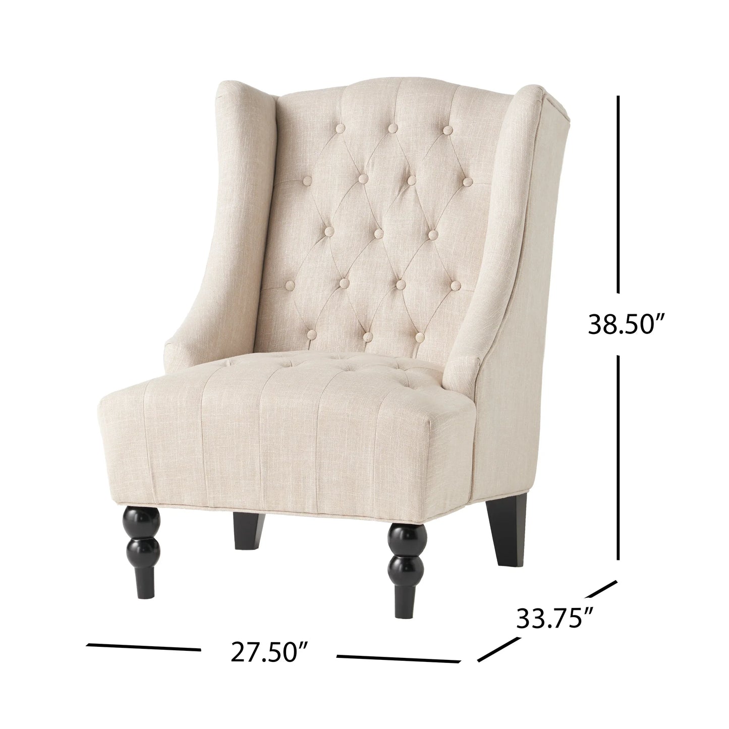 HI-BACK CLUB CHAIR - Shello's Creative Boutique