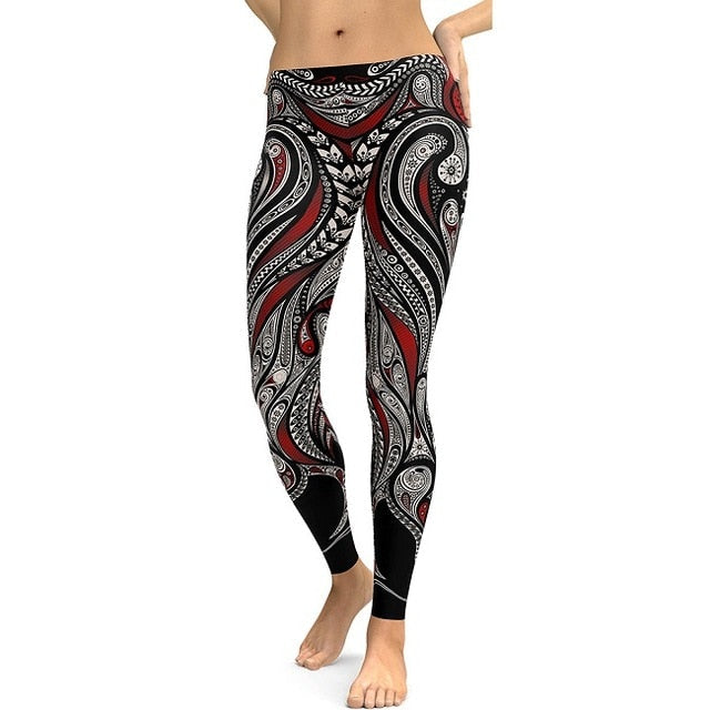 Women Leggings Mandala Flower 3D Digital Printing Pants eprolo